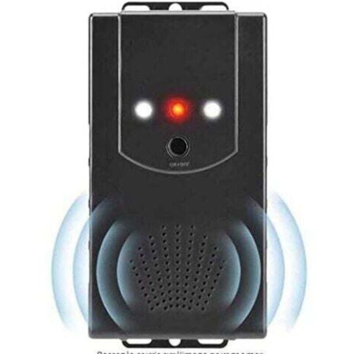 Repelent ultrasonic pentru rozatoare, design nou, frecvente ajustabile, rezistent la caldura, set pentru masina si casa