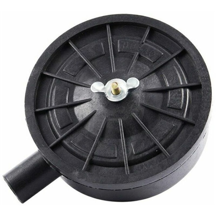 Filtru de zgomot pentru compresor de aer, 20mm, negru, 129x102x78mm, set 1 buc.