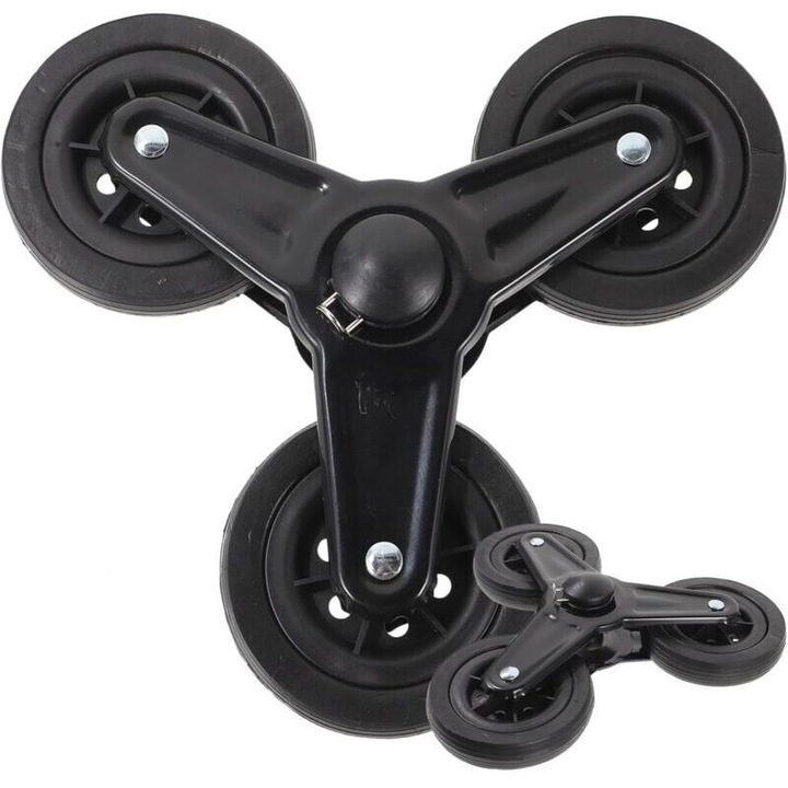 Set roti triunghiulare pentru carucior de cumparaturi, usor de utilizat, durabile, medii, plastic