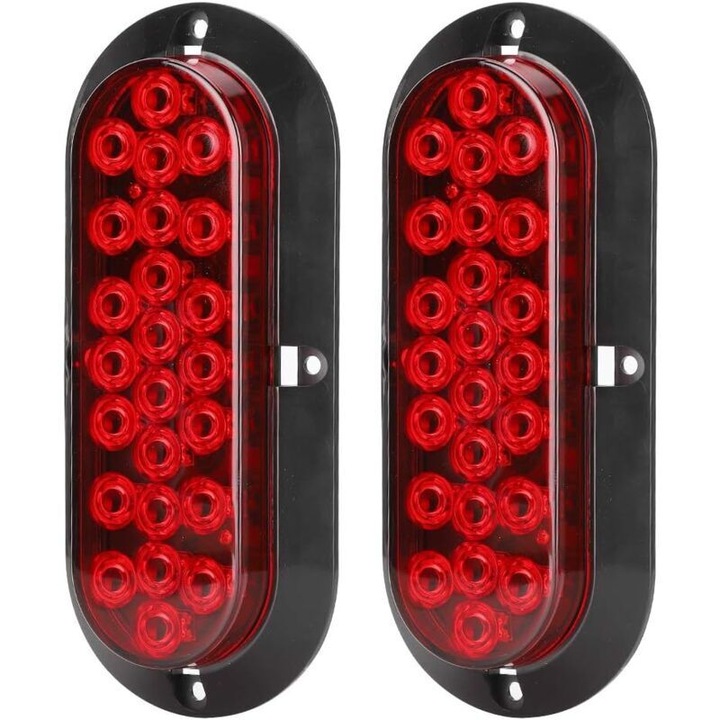 Lampa de frana spate ovala LED impermeabila pentru camion remorca