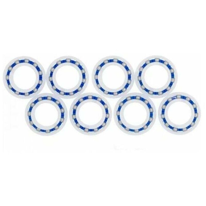 Set de 8 rulmenti adaptati pentru roti Polaris 280 180 C60 C-60, 28x15mm