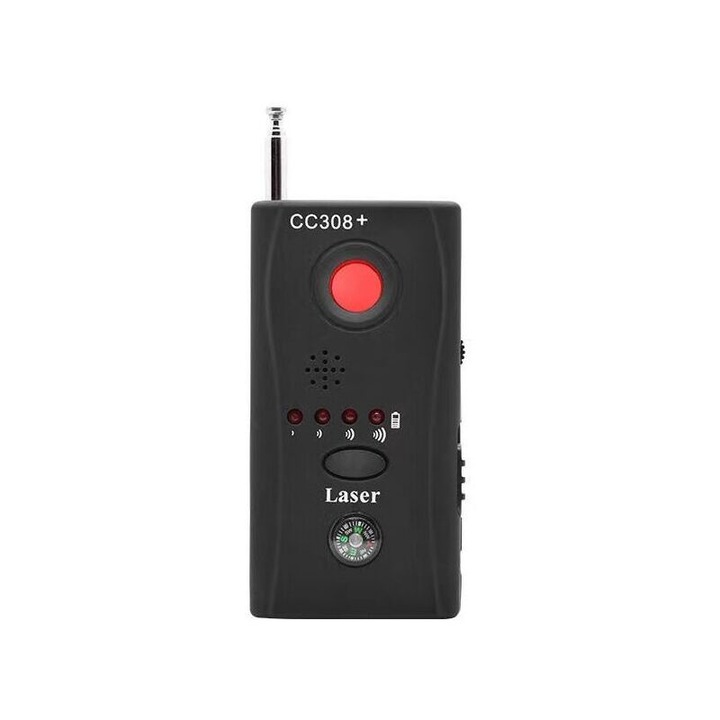 Detector wireless de camere, activ, pentru dispozitive de ascultare si GPS, 10x15x22cm
