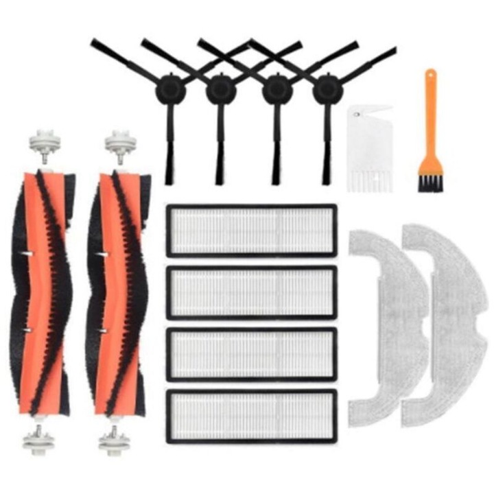 Set de 4 fete de perna 45x45 cm, bumbac in, design abstract vintage colorat