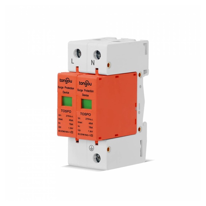 Descarcator supratensiune SPD 2P 15KA-40KA 275V