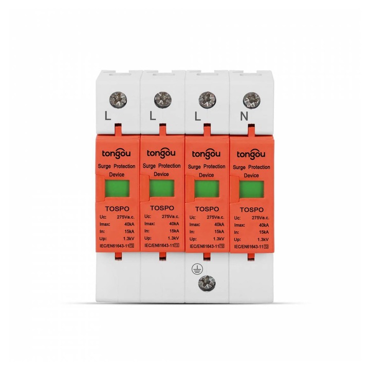 Descarcator supratensiune 4P 15KA-40KA 275V