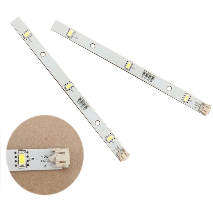 Set 2 Benzi LED pentru Frigidere si Congelatoare, Alb Zori, 16x1cm