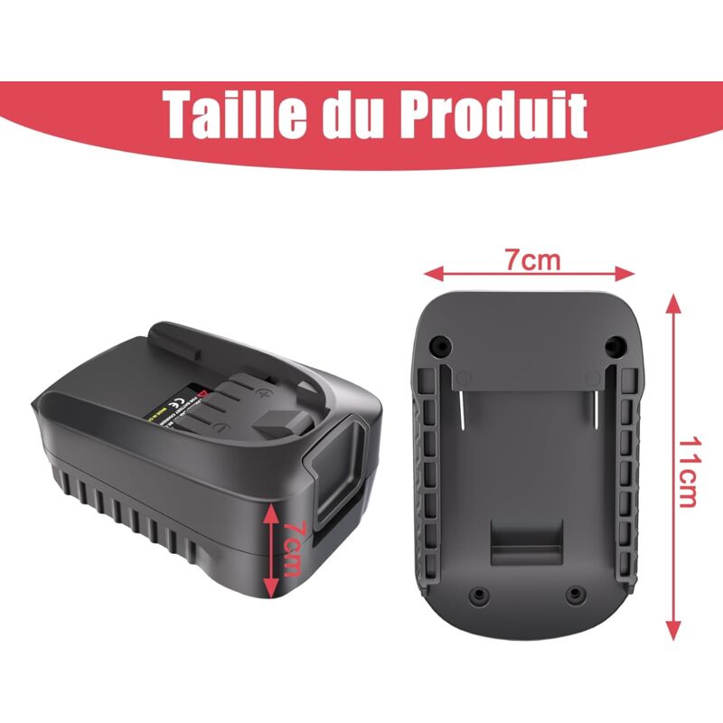 Adaptor 18V pentru baterii Bosch GBA, compatibil cu sistemul Bosch PBA ...