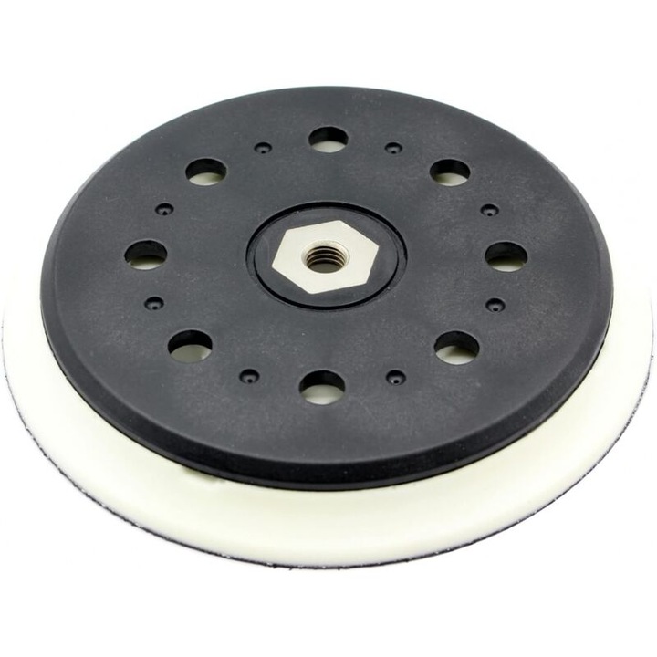 Pad de slefuire O 150 mm, 15 gauri, model rigid, calitate superioara, pentru utilizare universala
