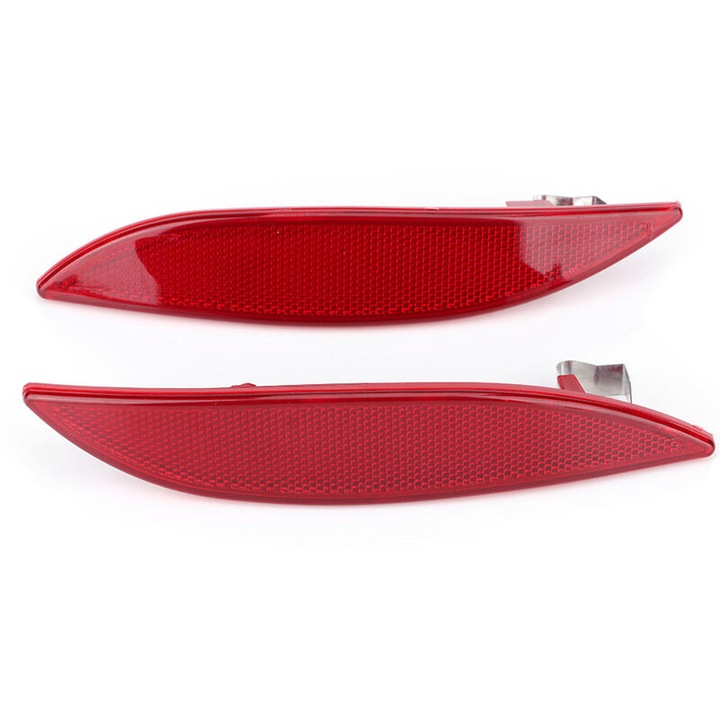 Reflectoare spate pentru bara de protectie, 2 buc, ABS, MEGANE MK3 2008-2013