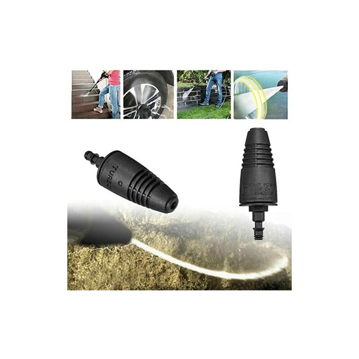 Buse turbo pentru aparat de spalat cu presiune, rotativa, compatibila cu Lavor, 1,5x5cm