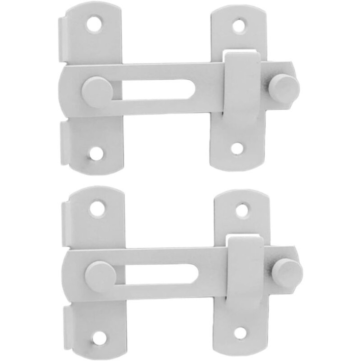 Set 2x Zavor Usa, Otel Inoxidabil, Alb