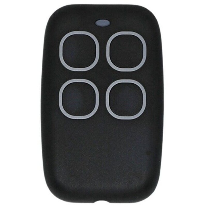 Teljes frekvenciás távirányító 250 MHz-913 MHz, 4 gombos, fekete, vezeték nélküli hatótávolság 150 m