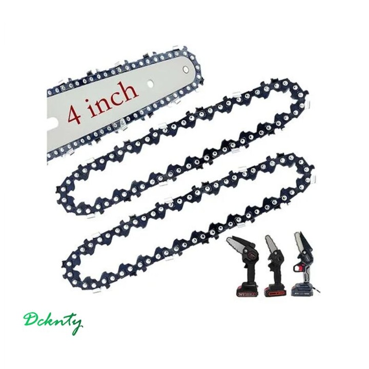 Set de 2 lanturi de fierastrau mini 4 inch, pentru ferastraie electrice, taiere eficienta, rezistente la uzura