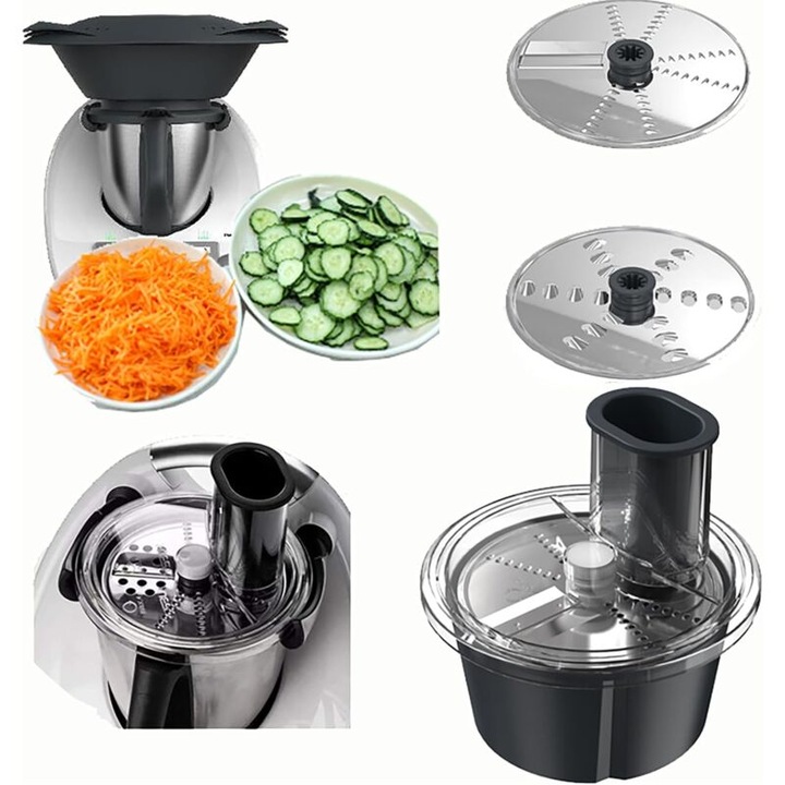 Комплект аксесоари за рязане на зеленчуци Thermomix M5 M6, мултифункционален нож A+B, неръждаема стомана