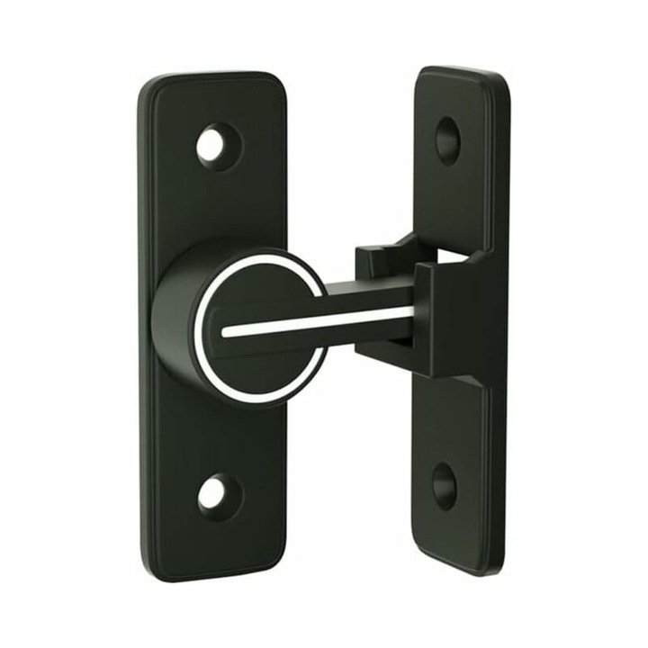 Broasca de usa glisanta, 80x25x4mm, cu iluminare fluorescenta, sistem anti-furt, pentru usi interioare