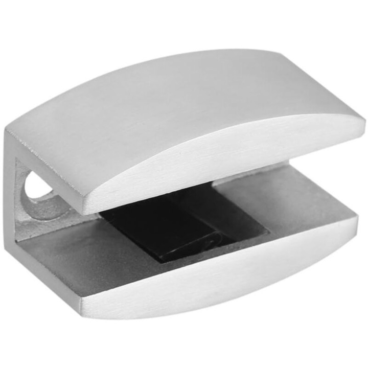 Ghid de podea pentru usi glisante, 50x23 mm, otel inoxidabil 304, pentru usi din sticla fara cadru