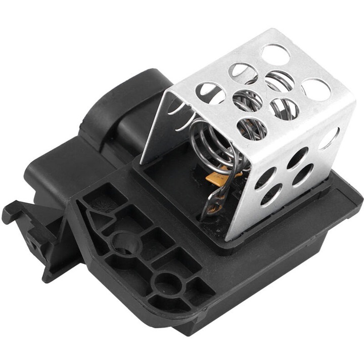 Rezistor motor ventilator pentru Citroen Berlingo C1 C4 Xsara Peugeot 107 206 307, aluminiu, negru, set 1 buc.