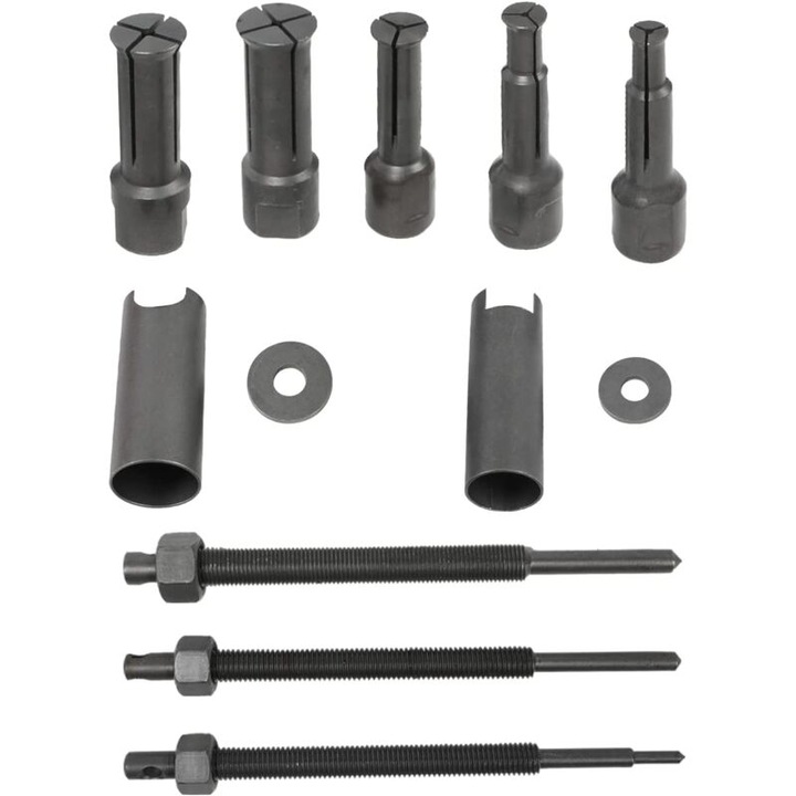 Set de unelte pentru extragerea rulmentilor interni de motocicleta, 5 dimensiuni (9-23 mm)
