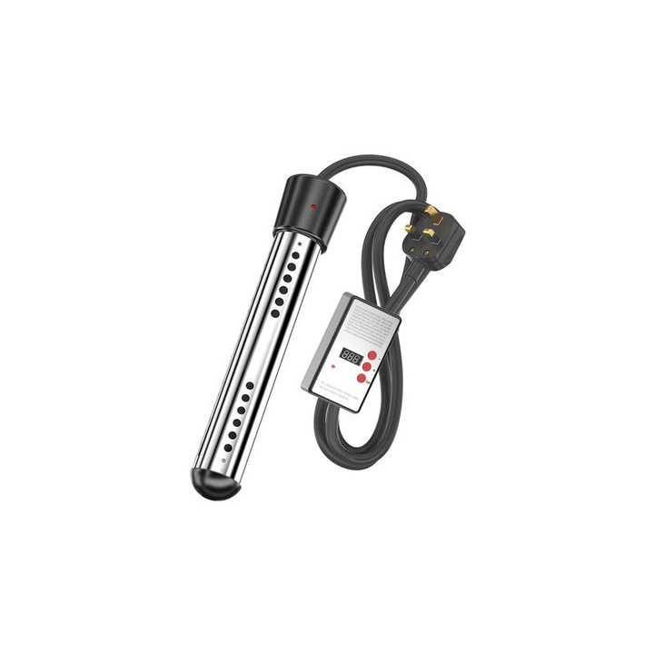 Hőlégfúvó, 3000W, fekete, intelligens időzítővel