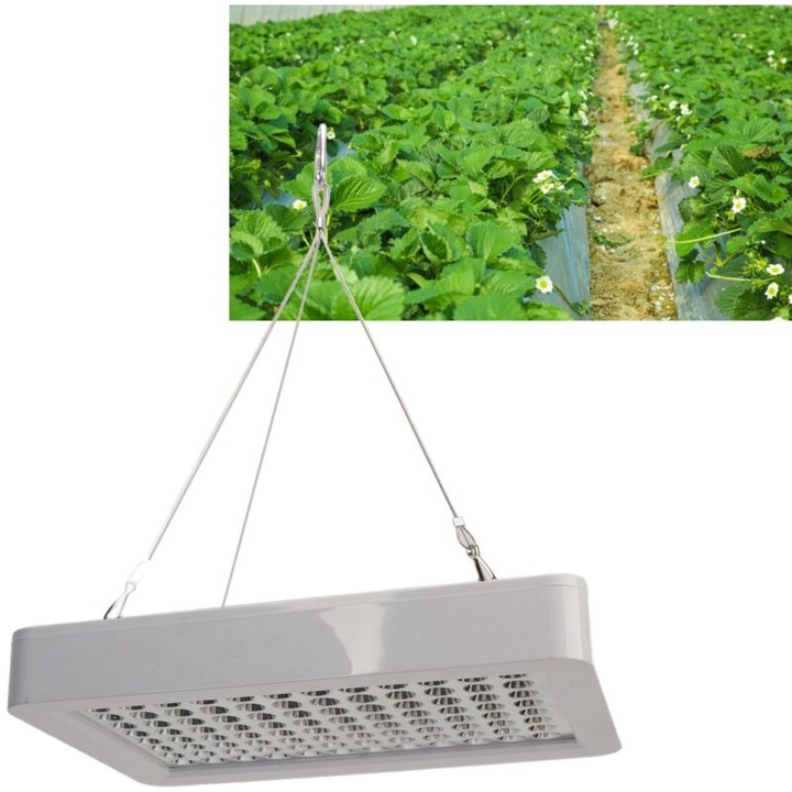 Lampa LED de Crestere pentru Plante, Full Spectrum, 192 LED-uri, IP20, 1.5m, DUBUNS