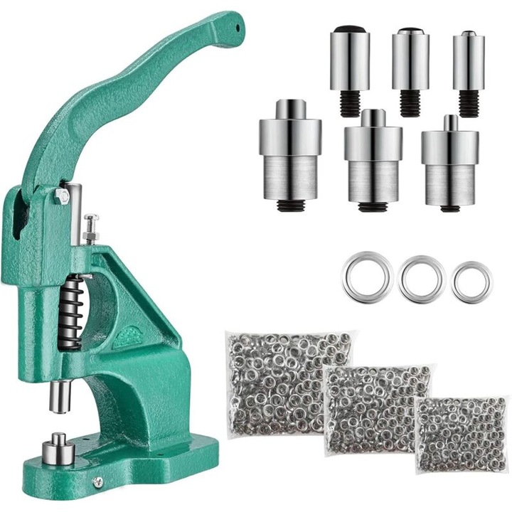 Set de clesti pentru capse, 1500 ochiuri 6/10/12 mm, dimensiune 21x19cm, greutate 7.6 kg