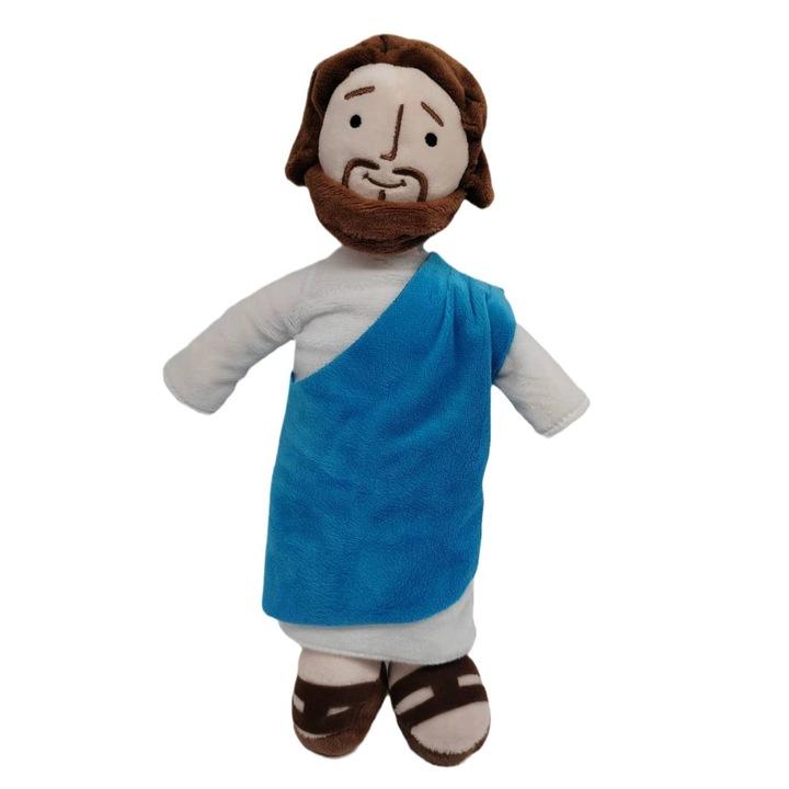 Jucarie de plus magar arab, 32cm, albastru