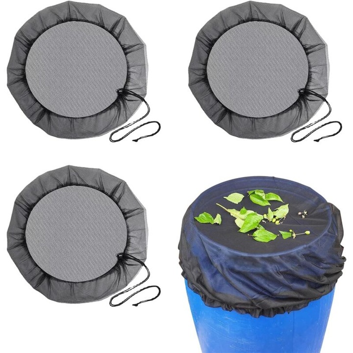 Set 3 plase pentru rezervoare de apa, capac ajustabil, protectie, 95 cm