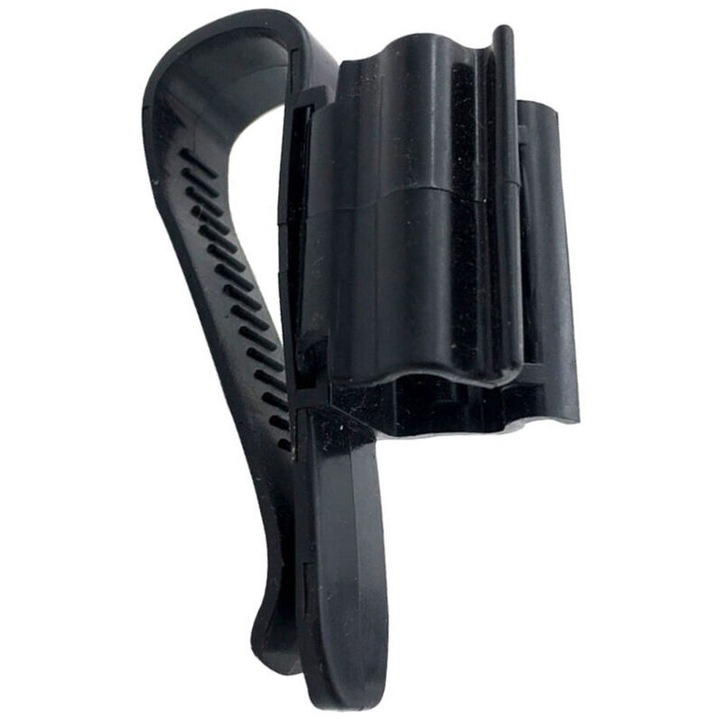 Clema pentru furtun de apa acvariu, 9.7x5.3cm, negru