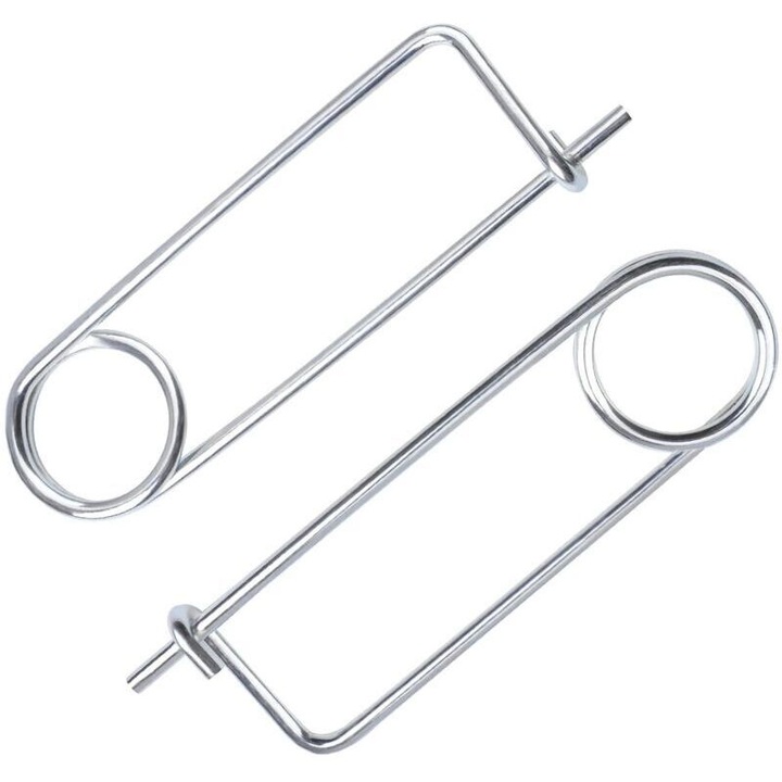 Set 5 pini de blocare M6 x 200mm, argintiu