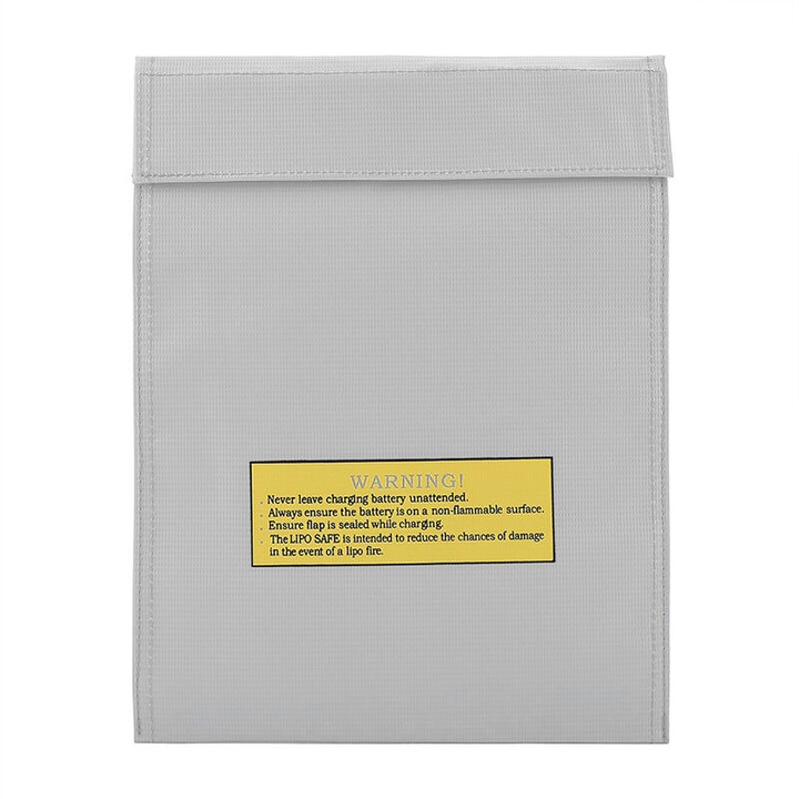 Geanta de siguranta pentru baterii, Jeffergarden, rezistent la foc, gri