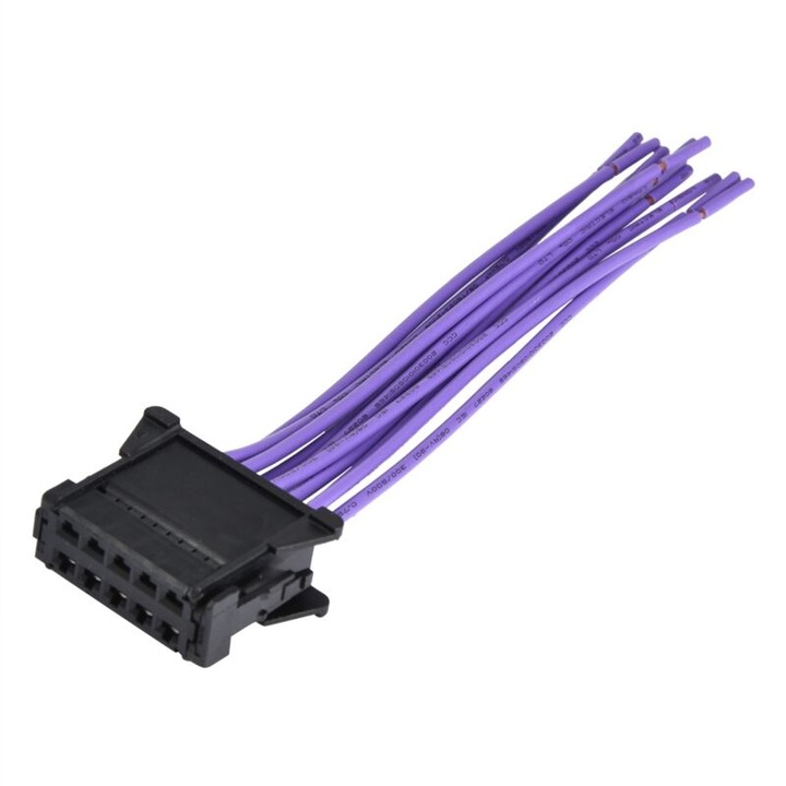 Ventilátor ellenállás csatlakozó és kábel Renault Megane 2002-2016, 7701209803, 7701060001