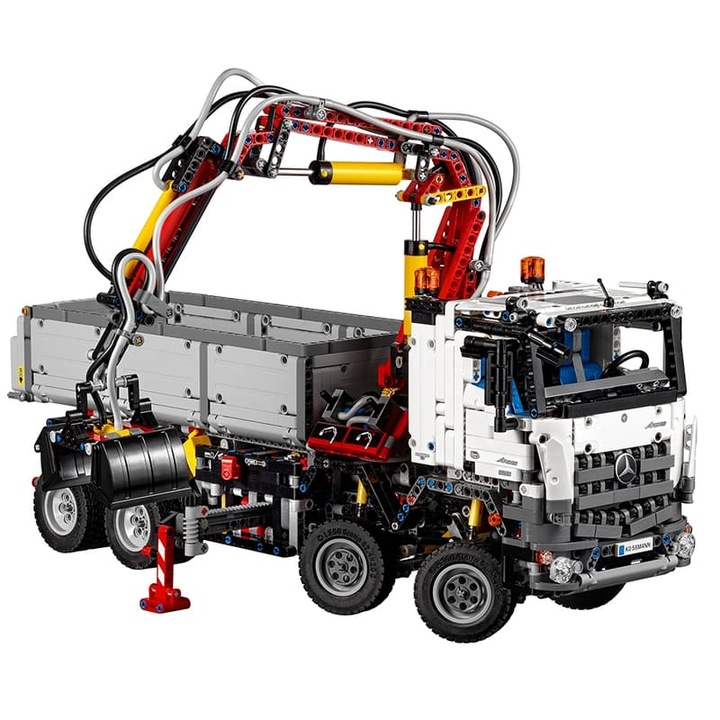 Set de construit, LEPIN, Mercedes-Benz Arocs, 2793 piese, 31x54x14cm, multicolor