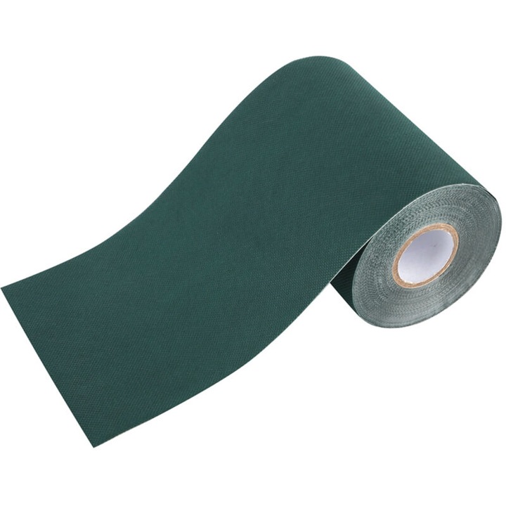 Banda adeziva pentru iarba artificiala, 150mm x 10m, verde