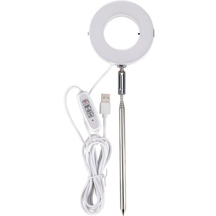 Lampa de crestere pentru plante de interior, LED, alb, design ajustabil, consum redus de energie