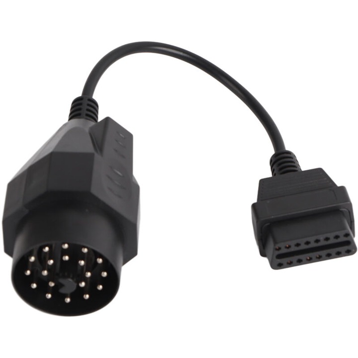 Cablu adaptor OBD2 20-pin la 16-pin, 320mm, negru