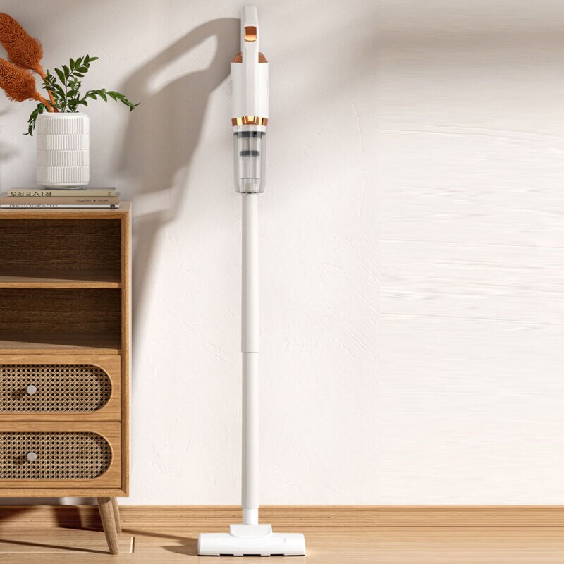 Aspirator fara fir 2 in 1, alb, portabil, cu baterie reincarcabila, set complet