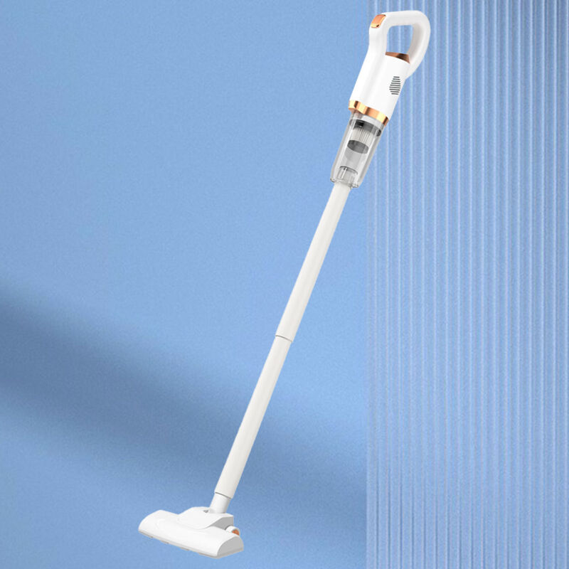 Aspirator fara fir 2 in 1, alb, portabil, cu baterie reincarcabila, set complet