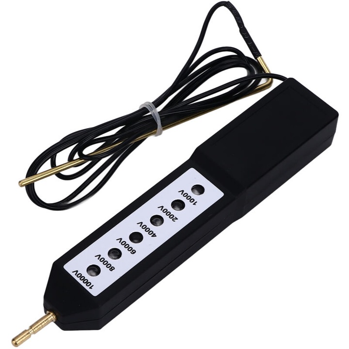 Tester electric pentru garduri, 1000-10000V, 6 indicatoare, waterproof, 18x3x2.2cm