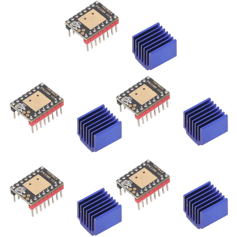 5 Stück TMC2209 V2.0 Schrittmotortreiber Ultra Silent 2.5A Schrittmotortreiber e 5 Stück TMC2209 V2.0 Schrittmotortreiber Ultra Silent 2.5A Schrittmotortreiber e