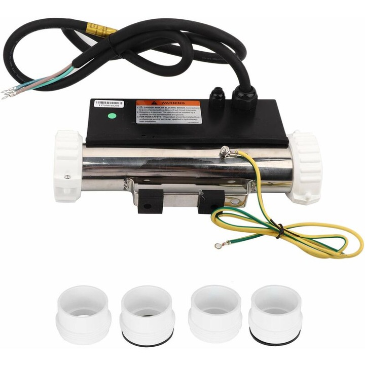 Incalzitor de baie Jeffergarden, 3KW, pentru bai calde si reci, set cu conectori, 30x13.5x5.5cm