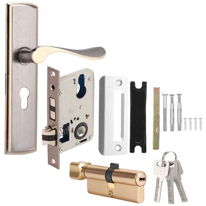 Yala de usa din aluminiu, 64502, pentru interior