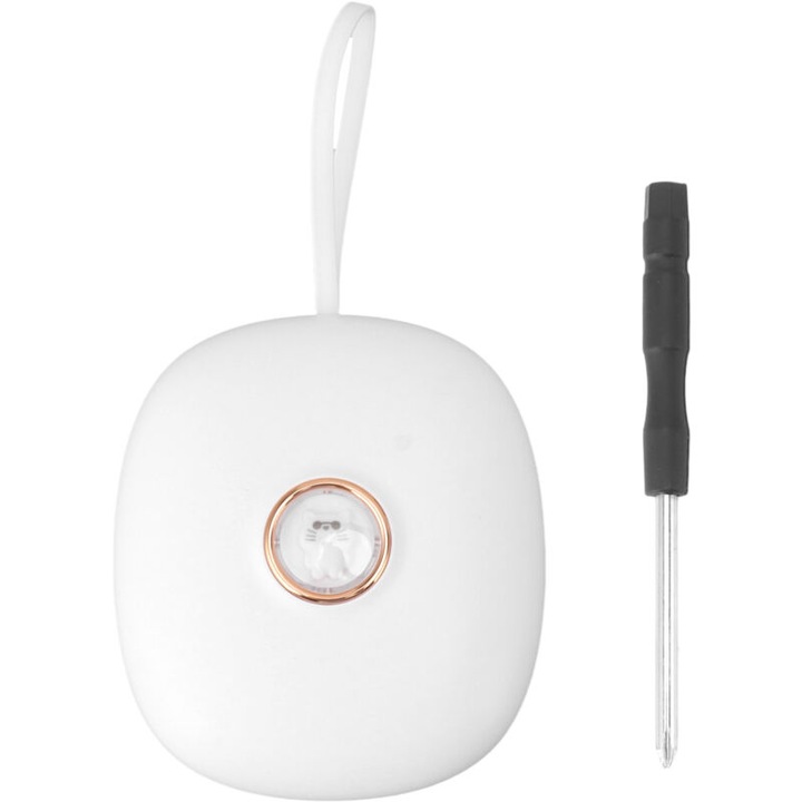 Ceas desteptator digital cu vibratii, doua alarme, LED, 11x9x3cm