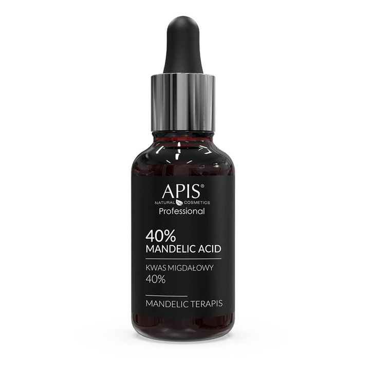 Lotiune de fata Apis - Acid mandelic 40%, antibacterian, 30 ml, pentru ten cu imperfectiuni, universal