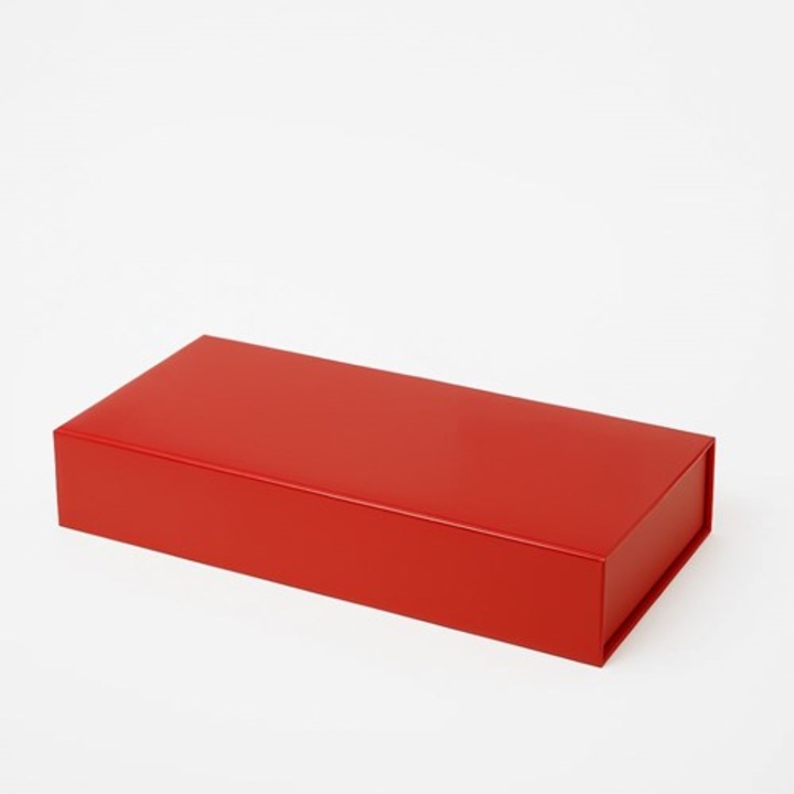 Cutie NEOPAK Magnetica, pentru cadouri, Format F2, 345x150x55 mm, Rosu, Pliabila, din carton