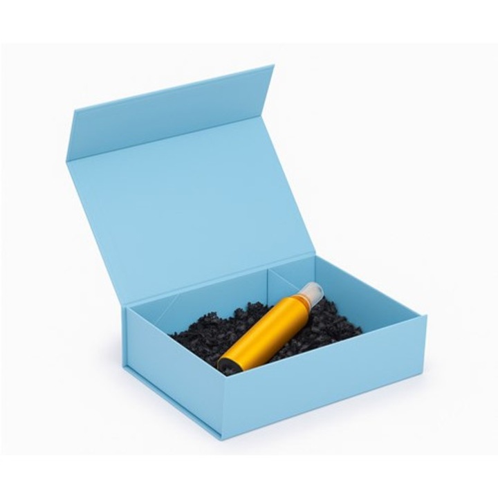 Cutie magnetica NEOPAK Ozdobna, A4, 330x255x115 mm, Bleu, Pliabila