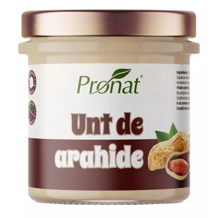 Unt de arahide, 300g Pronat