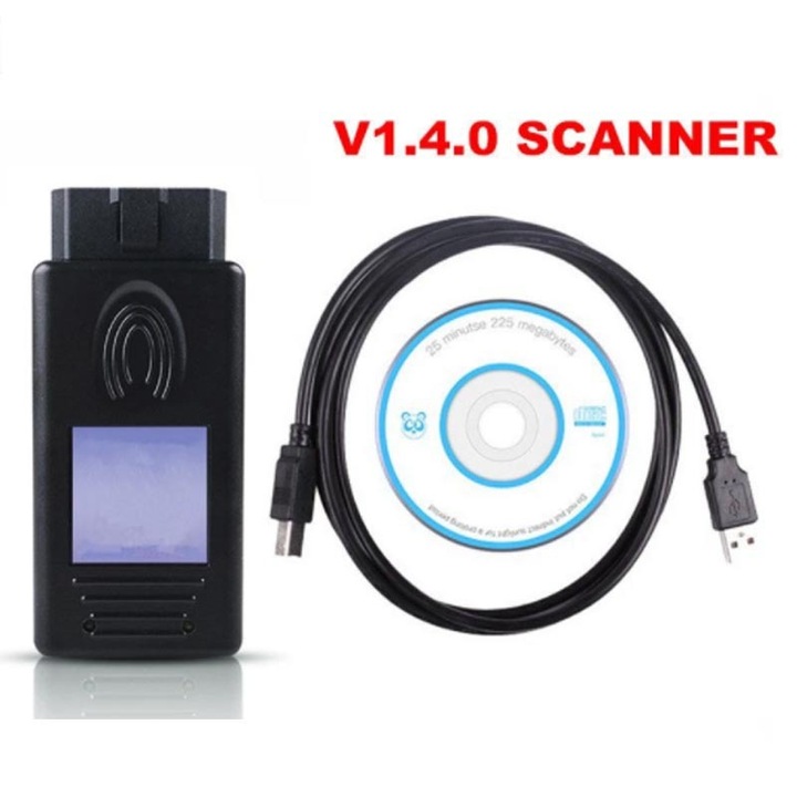 Tester auto diagnostic OBD2 pentru BMW SCANNER V1.4.0, conexiune stabila, constructie durabila