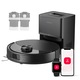 Aspirator Robot Roborock Q10 S5+ Set 10000 Pa, Sistem De Taiere VibraRise 2.0, Dublu Sistem Anti-Incalcira, Evitarea Obstacolelor, Navigatie PreciSense LiDAR, Control prin APP, Negru