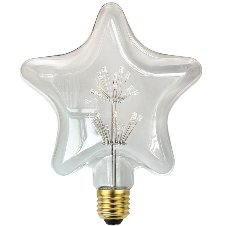 LED крушка E27 1.8W 2300K, ретро стил, топла светлина, 220V