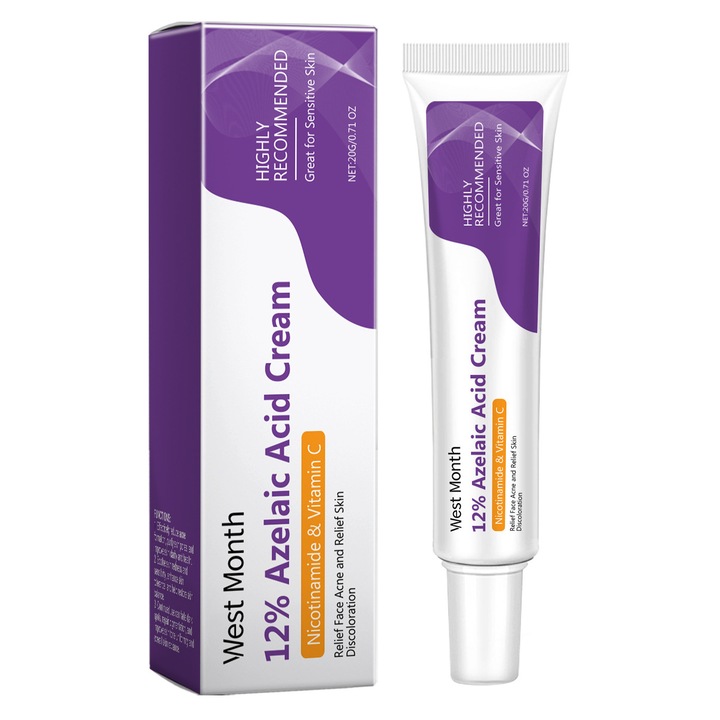 West Month arckrém, Azelainsav, 20g, aknéra, gyengéd bőrápolás